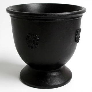 French Anduze Planter — Dusted Black finish