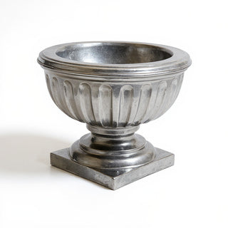 Bernston Urn Planter — Antique Silver finish