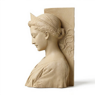 Saint Cecilia Wall Plaque - 9.5-inch — Dusted Sand finish