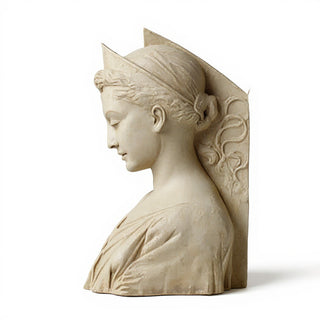 Saint Cecilia Wall Plaque - 9.5-inch — Museum Terracotta finish