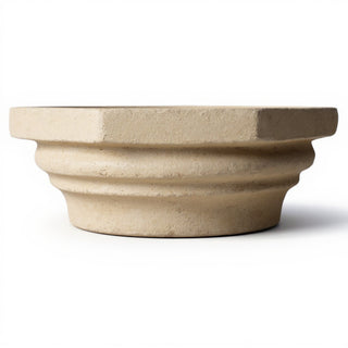 Six-Sided Compound Column Top Column Capital — Dusted Sand finish