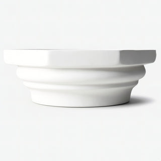 Six-Sided Compound Column Top Column Capital — Flat White finish
