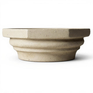 Six-Sided Compound Column Top Column Capital — Museum Terracotta finish