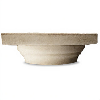Square Compound Column Top — Museum Terracotta finish