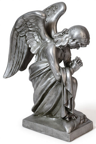 Kneeling Angel Praying Statue - 28-inch