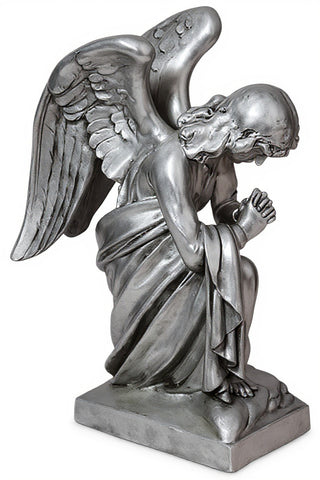 Kneeling Angel Praying Statue - 28-inch
