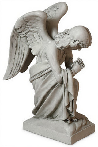 Kneeling Angel Praying Statue - 28-inch