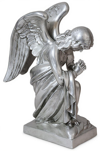 Kneeling Angel Praying Statue - 28-inch