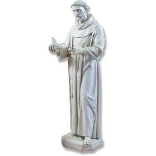 Saint Francis with Dove 74" Statue - 74-inch