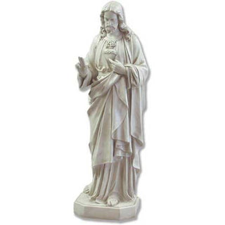 Sacred Heart Hand Up 52"-inch Statue - 52-inch