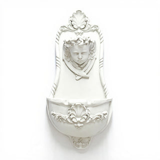 Benevolent Angel Wall Fountain - 26.5-inch — Flat White finish