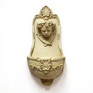 Benevolent Angel Wall Fountain - 26.5-inch — Museum Terracotta finish