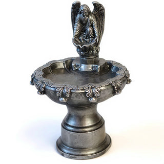 Fegana Angel Fountain, Style B - 42-inch — Antique Silver finish