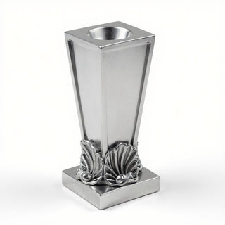 Four Shell Candleholder - 12-inch — Silver finish