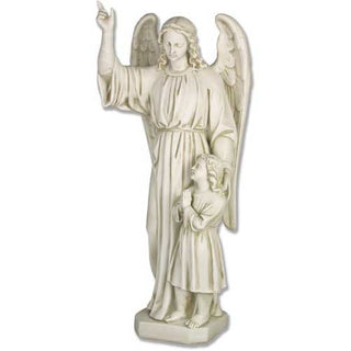 Guardian Angel & Child Statue - 26-inch
