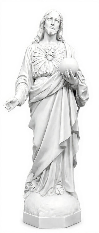 Sacred Heart To The World 62" Statue - 62-inch
