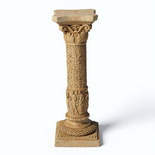 Nine Muses Pedestal - 31.5-inch — Dusted Sand finish