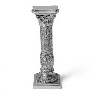 Nine Muses Pedestal - 31.5-inch — Silver finish