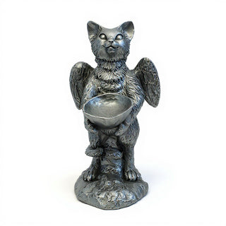 Sebastian Angel Statue - 21-inch — Aged Silver finish