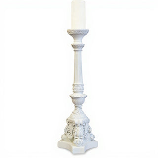 Empire Candleholder - 25-inch — Flat White finish