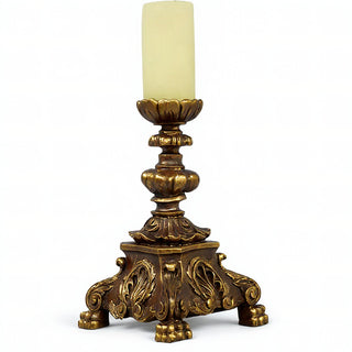 Baroque Candleholder - 13-inch — Bronze finish