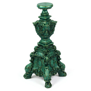 Ornate Candleholder - 24-inch — Green Bronze finish