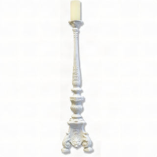 Manchester Candleholder — Antique White finish