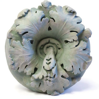 Leafy Medallion Wall Medallion - 15-inch — Mossy Green finish