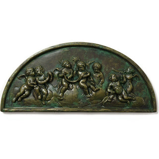 Cherubs Lunette — Green Bronze finish