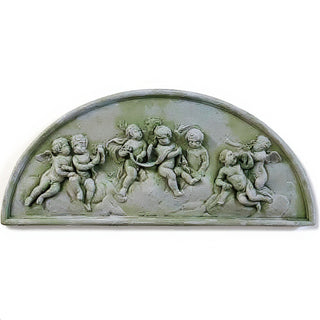 Cherubs Lunette — Mossy Green finish