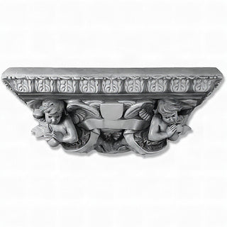 Cherub Shelf Wall Shelf — Aged Silver finish