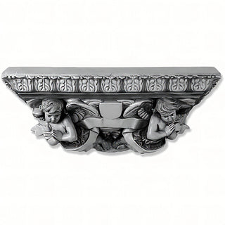 Cherub Shelf Wall Shelf — Antique Silver finish