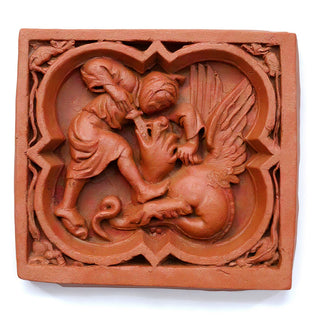 Saint George Quatrefoil Wall Plaque — Metro finish