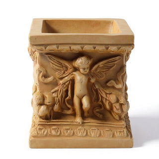 Square Patio Planter - 8-inch — Gothic Stone finish