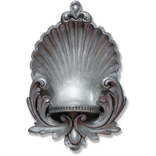 Scalloped Niche Wall Niche - 26-inch — Antique Silver finish