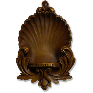 Scalloped Niche Wall Niche - 26-inch — Bronze finish