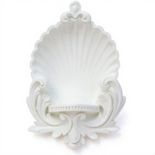 Scalloped Niche Wall Niche - 26-inch — Flat White finish