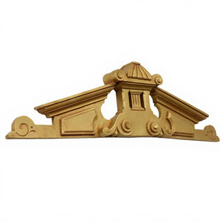 Baird Overdoor Pediment Architectural Accent — Dusted Sand finish