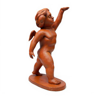 Saluto Cherub Statue - 24-inch — Metro finish