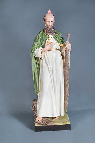Saint Jude (Daprato) Statue - 26-inch - Realistic Color - Hand-Painted