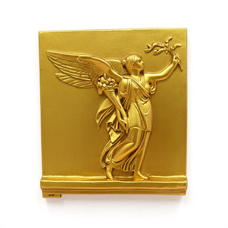 Angel of Peace Wall Plaque - 24-inch — Deep Gold finish