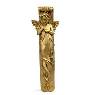Palazzo Angel Wall Relief - 33-inch — Antique Gold finish