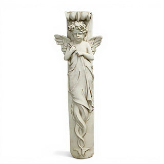 Palazzo Angel Wall Relief - 33-inch — Antique White finish