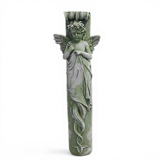 Palazzo Angel Wall Relief - 33-inch — Mossy Green finish