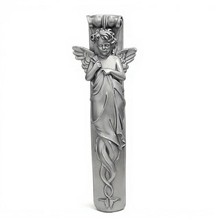Palazzo Angel Wall Relief - 33-inch — Silver finish