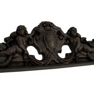 Devonshire Wall Pediment — Iron finish