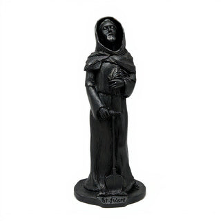 Saint Fiacre Statue - 27.5-inch — Iron finish