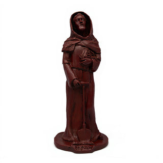 Saint Fiacre Statue - 27.5-inch — Rust finish