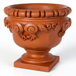 Curl Urn Planter - 24-inch — Metro finish