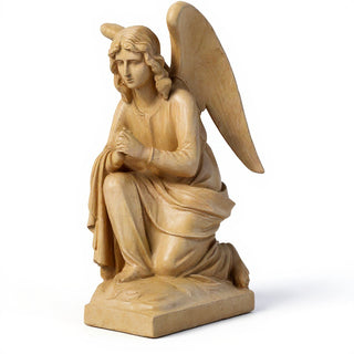 Adoration Angel Statue - 29-inch — Dusted Sand finish